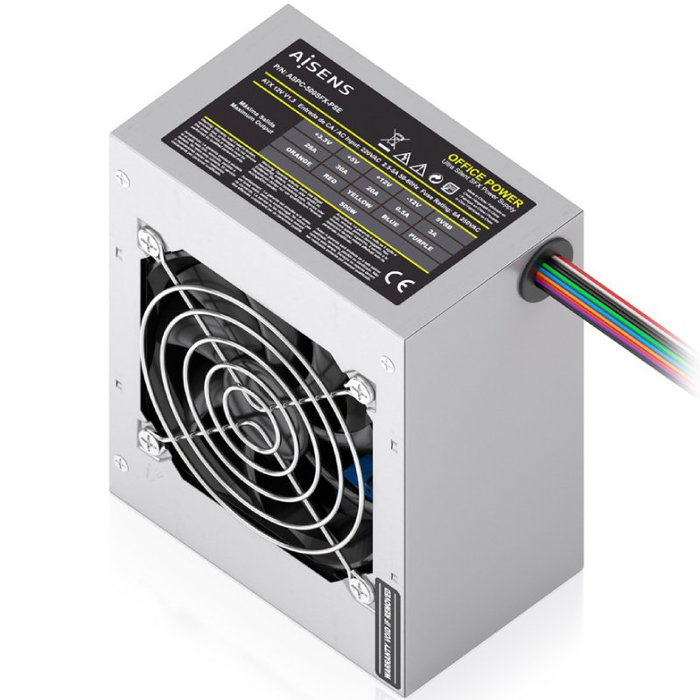 Aisens Fuente de Alimentación SFX 500W ASPC-500SFX-PSE Plata Aisens Fuente de Alimentación SFX 500W ASPC-500SFX-PSE Plata